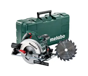 Metabo KS 55 set / Ruční okružní pila / 1200W / Průměr 160 mm / 5.600 ot-min / Hloubka řezu 55 mm / Plastový kufr