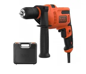 Black&Decker BEH200K / Příklepová vrtačka / 500W / 13mm sklíčidlo / 2.900 ot-min / 49.300 příklepů-min 