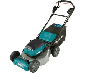 Makita DLM532PT4 / Aku Sekačka na trávu / 2x 18V / 2.800 ot-min / až 2300 m2 / záběr 53 cm / koš 70 l / 4x 5.0Ah
