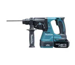 Makita DHR242RTJ / Aku kombinované kladivo / Li-ion / 18V / SDS-plus / 950 ot. za m. / 2x 5.0 Ah