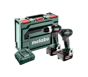 Metabo 685123650 / Aku set / vrtací šroubovák BS 18 LT BL + příklepový utahovák SSD 18  LTX 200 BL / 2x5.2Ah