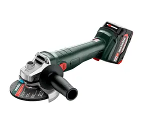 Metabo W 18 L 9-125 / Aku úhlová bruska / 18V / Průměr 125 mm / 8500 ot-min / metaBOX / 2x 4Ah / nabíječka
