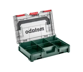 Metabo Organizér metaBOX 63 XS prázdný / Rozměry 239 x 147 x 40 mm / ABS