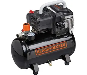 Black&Decker NUNKBN304BND309 / Bezolejový kompresor / 1100W / 12L / Tlak 10 bar / 185 L za minutu