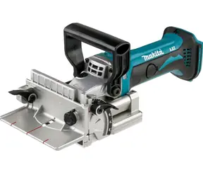 Makita DPJ180ZJ / Aku Štěrbinová frézka / 18V / Průměr 100mm / Hloubka frézování 20mm / 6500 ot-min / Bez aku