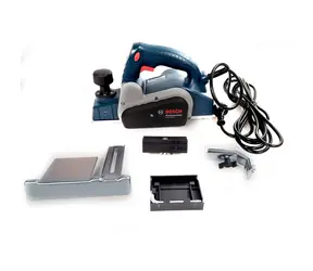 Bosch GHO 6500 Professional modrá / Elektrický hoblík / 650W / 82mm / 16 500 ot/min / 2.8 kg / příslušenství