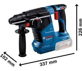 Bosch GBH 187-LI / Aku vrtací kladivo / SDS-Plus / 18V / 2.4 J / 980 ot/min / 2.9kg