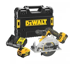 DEWALT DCS512P2 / Aku Kotoučová pila / 18V / 2x 5Ah / Průměr 140 mm / Hloubka řezu 47 mm / 3.600 ot-min  / bez Aku