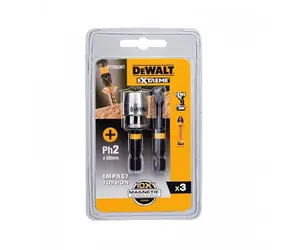 DEWALT DT70536T EXTREME TORSION Ph2 / sada bitů / 50 mm / 2 ks + magnetický držák