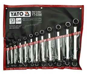 YATO Sada klíčů očkových 6-32 mm ohnuté 12ks 