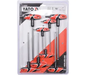 YATO YT-05597 / Sada šroubováků T imbus kulový 2.5 - 10 mm 8 ks 