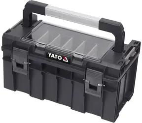 YATO YT-09183 / Box na nářadí plastový s organizérem / 450x260x240mm