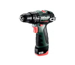 Metabo POWERMAXX SB BL / Aku příklepová vrtačka / 12V / Li-Ion / 2x 2.0Ah / 1500 ot-min / 38 Nm