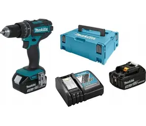 Makita DHP482RFJ / Aku příklepový vrtací šroubák / Li-ion / 18V / 2x 3.0Ah 