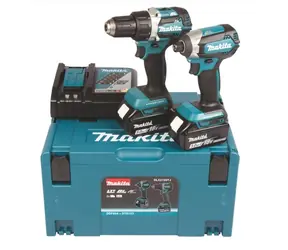 Makita DLX2189TJ / Sada aku nářadí: vrtačka DDF484Z & rázový utahovák DTD153Z / 18V / 2x 5.0Ah