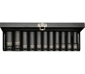 YATO YT-1054 / Sada nástavců 1/2" rázové šestihranné hluboké 11 ks