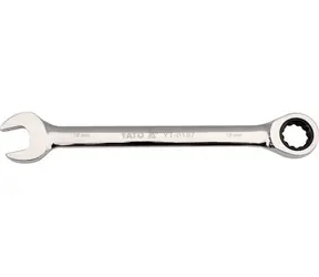 YATO YT-0195 / Klíč očkoplochý ráčnový 14 mm / 190 mm