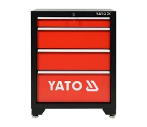YATO YT-08933 Skříňka dílenská na nářadí prázdná 4 zásuvky / uzamykatelná / 66 x 45.7 x 86.3 cm