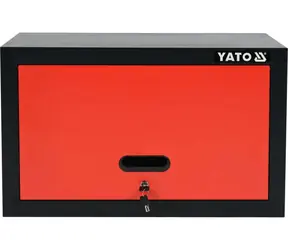 YATO YT-08935 Skříňka dílenská na nářadí prázdná na zeď / uzamykatelná / 66 x 30.5 x 41 cm
