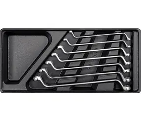 YATO YT-5533 / Vložka do zásuvky - klíče očkové ohnuté 6-19mm / 7ks