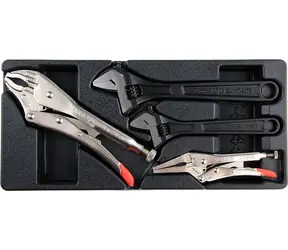 YATO YT-55444 / Vložka do zásuvky - 2x klíč nastavitelný 200/250mm / 2x kleště samosvorné 250/125mm