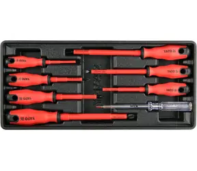 YATO YT-55462 / Vložka do zásuvky - sada šroubováků elektrikářských / 1000V / 8ks