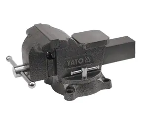 YATO YT-6501 / Svěrák zámečnický otočný 100 mm / 7 kg