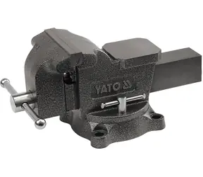 YATO YT-65049 / Svěrák zámečnický otočný 200 mm / 29.5 kg