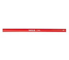 YATO YT-6926 / Tužka tesařská 245 mm / červená / HB / 144ks