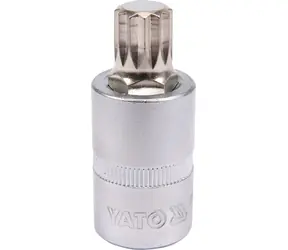 YATO YT-04345 / Nástavec 1/2" bit vícezubý M14 55 mm