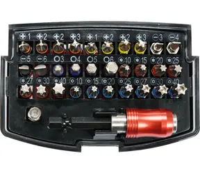 YATO YT-04622 / Sada bitů s adaptérem 1/4" 32ks