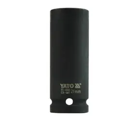YATO YT-1041 / Nástavec 1/2" rázový šestihranný hluboký 21 mm / CrMo