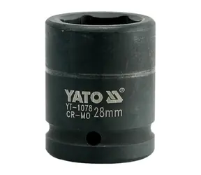 YATO YT-1078 / Nástavec 3/4" rázový šestihranný 28 mm / CrMo