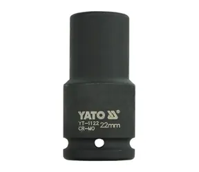 YATO YT-1122 / Nástavec 3/4" rázový šestihranný hluboký 22 mm / CrMo
