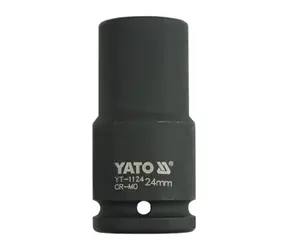 YATO YT-1124 / Nástavec 3/4" rázový šestihranný hluboký 24 mm / CrMo
