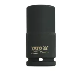YATO YT-1127 / Nástavec 3/4" rázový šestihranný hluboký 27 mm / CrMo