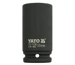 YATO YT-1130 / Nástavec 3/4" rázový šestihranný hluboký 30 mm / CrMo