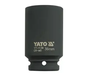 YATO YT-1136 / Nástavec 3/4" rázový šestihranný hluboký 36 mm / CrMo