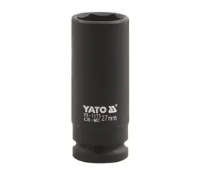 YATO YT-1177 / Nástavec 1" rázový šestihranný hluboký 32 mm / CrMo