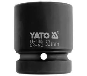 YATO YT-1184 / Nástavec 1" rázový šestihranný 28 mm / CrMo