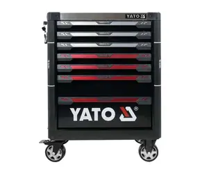 YATO YT-55308 / Skříňka dílenská pojízdná 7 zásuvek 157ks nářadí 