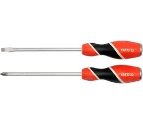 YATO YT-25998 / Sada šroubováků 2ks / - 6mm / + PH2 / úderové