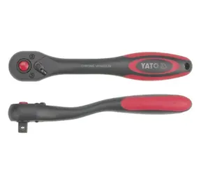 YATO YT-0294 / Ráčna 3/8" / 202mm / vyhnutá  