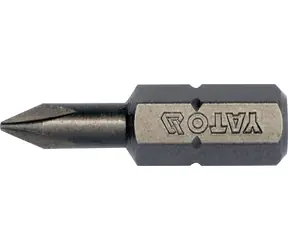YATO YT-78130 / Bit křížový 1/4" PH0 x 25 mm / 10 ks