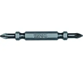 YATO YT-7880 / Bit oboustranný 1/4"  PH1 - PH1 x 65 mm / 50 ks