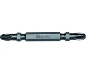 YATO YT-7882 / Bit oboustranný 1/4"  PH3 - PH3 x 65 mm / 50 ks
