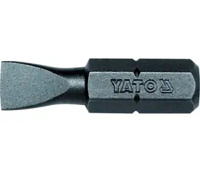YATO YT-7805 / Bit plochý 1/4" 6.5 x 25 mm / 50 ks