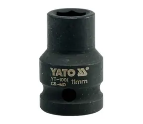 YATO YT-1001 / Nástavec 1/2" rázový šestihranný 11 mm / CrMo