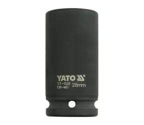 YATO YT-1128 / Nástavec 3/4" rázový šestihranný hluboký 28 mm / CrMo
