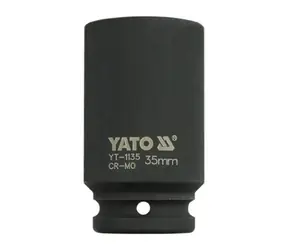 YATO YT-1135 / Nástavec 3/4" rázový šestihranný hluboký 35 mm / CrMo